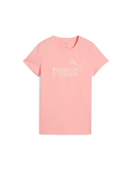 Camiseta Rosa manga corta Puma-ESS NATURE 2.0 Tee-684986-18-ROSA MUJER