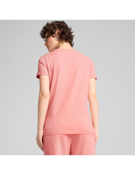 Camiseta Rosa manga corta Puma-ESS NATURE 2.0 Tee-684986-18-ROSA MUJER