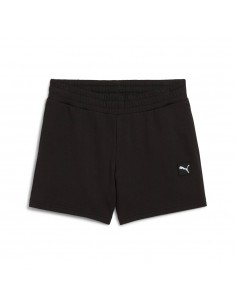 Pantalón corto Negro Puma-ESS ELEVATED Mid-Rise Shorts...
