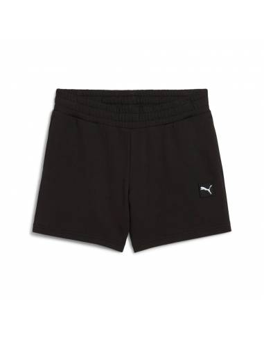 Pantalón corto Negro Puma-ESS ELEVATED Mid-Rise Shorts 5-685020-01-NEGRO MUJER