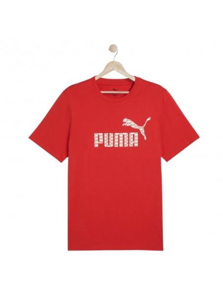 Camiseta Roja manga corta Puma-PUMA UNITED Tee-684631-15-ROJO UNISEX