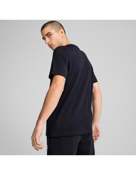 Camiseta Azul Marino manga corta Puma-PUMA UNITED Tee-684631-16-AZUL MARINO UNISEX