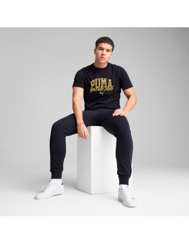 Camiseta Azul Marino manga corta Puma-PUMA...