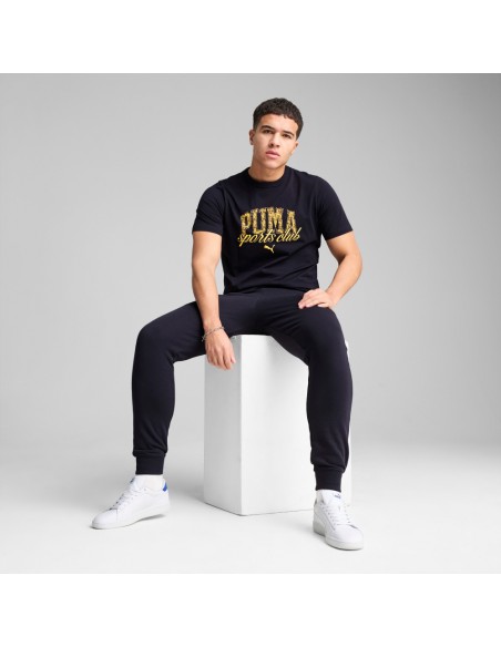 Camiseta Azul Marino manga corta Puma-PUMA CLASS Graphic Tee-684643-16-AZUL MARINO UNISEX