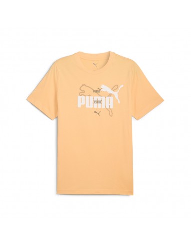 Camiseta Amarilla manga corta Puma-ESS LOGO LAB...