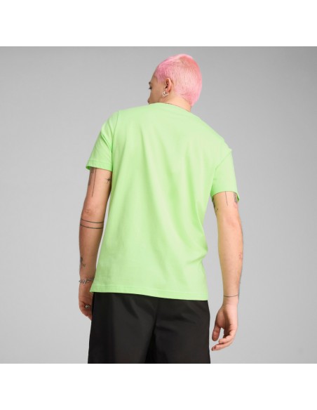 Camiseta manga corta Verde Puma-ESS LOGO LAB Summer Tee-684671-49-VERDE UNISEX