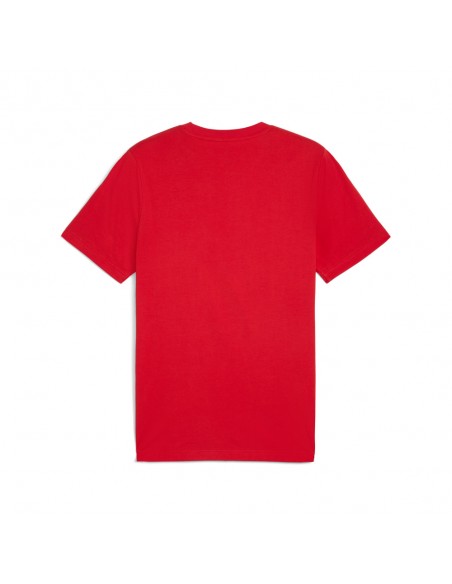 Camiseta Roja manga corta Puma-ESS TAPE Tee-684674-11-ROJO UNISEX