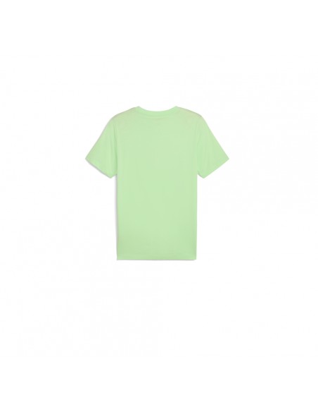 Camiseta manga corta Verde Puma-GRAPHICS Multiple Cat Logo Tee-684826-49-VERDE UNISEX