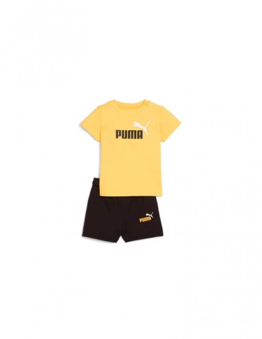 Conjunto Camiseta Amarilla + Pantalón Puma-ESS...