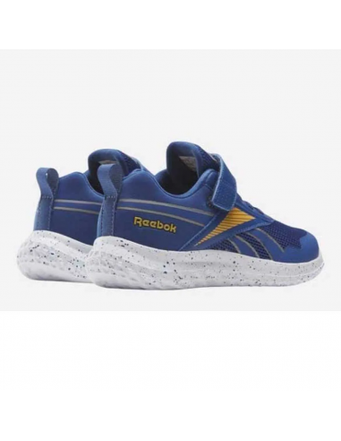ZAPATILLA AZUL REEBOK  RUSH RUNNER 5 ELASTIC LACE & TOP STRAP 100209180-AZUL NIÑO