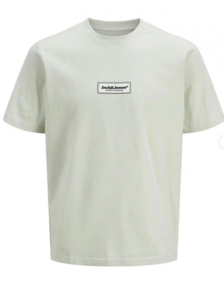 Camiseta JACK & JONES JORSPLIT FAKESTITCH BRANDING 12273182 VERDE Verde