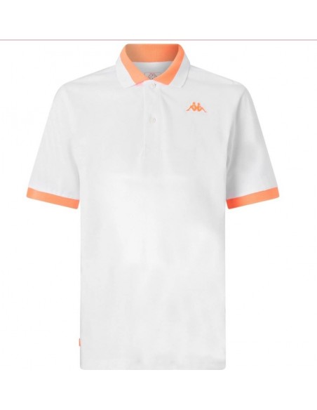 Polo KAPPA NEON POLO 341N22W A14 Blanco