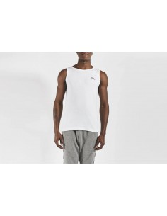 CAMISETA DE TIRAS HOMBRE KAPPA LOGO CARSENAC SKIN BLANCO
