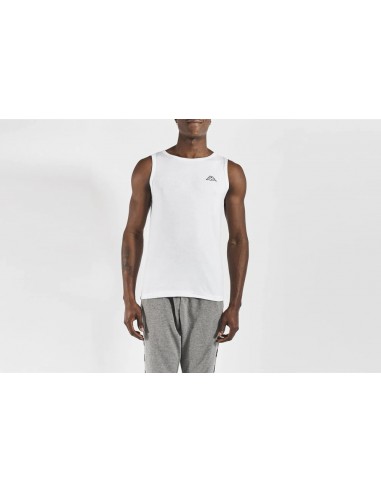 CAMISETA DE TIRAS HOMBRE KAPPA LOGO CARSENAC SKIN BLANCO