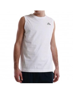 CAMISETA DE TIRAS HOMBRE LOGO CADWAL BLANCO