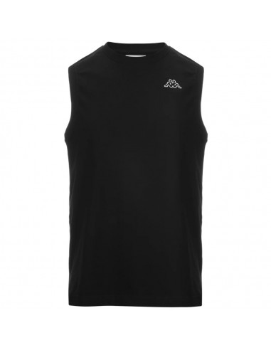 CAMISETA DE TIRAS HOMBRE LOGO CADWAL NEGRO
