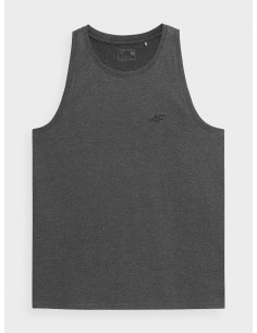 CAMISETA DE TIRAS HOMBRE 4F GRIS OSCURO