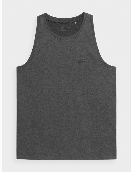 CAMISETA DE TIRAS HOMBRE 4F GRIS OSCURO