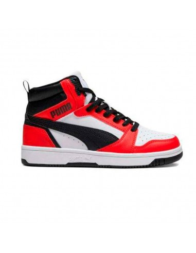 PUMA Calzado multideporte-Puma Rebound V6 Mid-393832-03-BLANCO-NEGRO