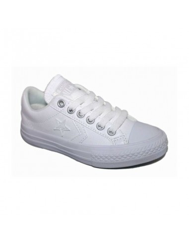 ZAPATILLAS CONVERSE STAR BAJA BLANCA PIEL PLAYER EV OX