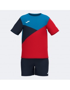 Conjunto azul-rojo Joma azul jr