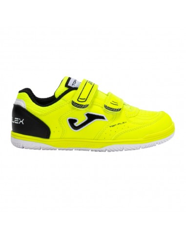 Zapatilla sala amarilla JOMA TOP FLEX JR 2509 AMARILLO FLUOR INDOOR  TPJW2509INV
