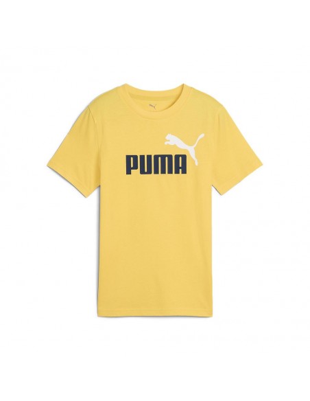 Camiseta PUMA ESS 2 COLOR No.1 Logo Tee B 685778 55 Amarillo