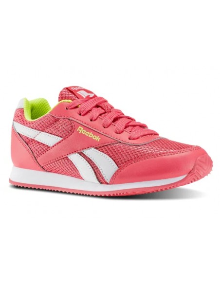 Zapatilla de Moda para UNISEX JUNIOR REEBOK ROYAL CLJOG 2 PINK YELLOW