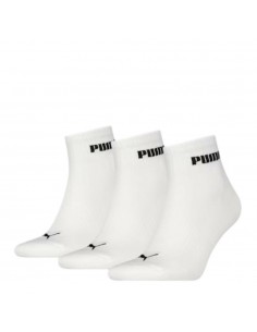 Calcetines blancos Puma blancos 3 pares 2