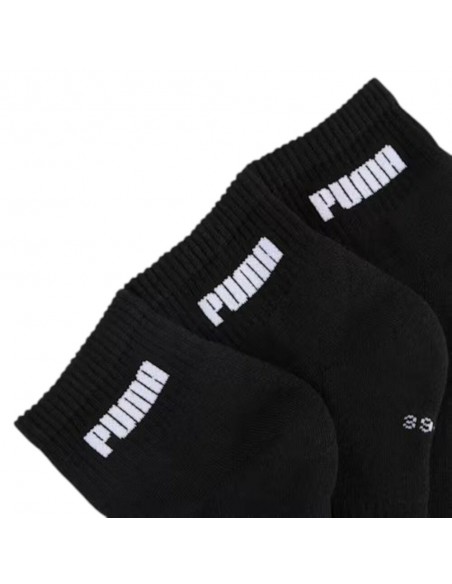 Calcetines negros puma negros 3 pares