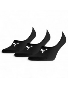 Calcetin pinkie negro puma negro 3 pares