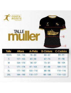 Camiseta Correndo pola Costa da Morte 2025 Mujer