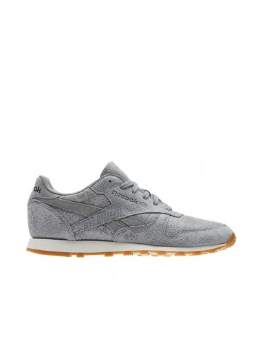 ZAPATILLAS MUJER REEBOK CL LTHR CLEAN EXOTICS GRIS