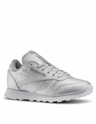 ZAPATILLAS MUJER CL LTHR SYN PLATA