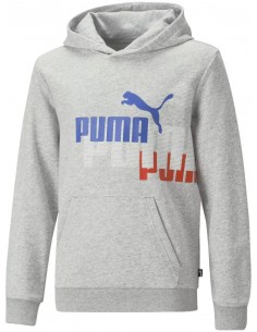 PUMA-ESS+ LOGO POWER  Hoodie TR B-04