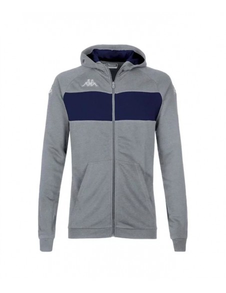 KAPPA DACCIOZI CHAQUETA CAPUCHA GRIS-MARINO
