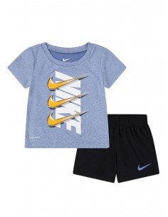 CONJUNTO VERANO NIÑO NIKE AZUL