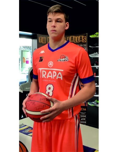KAPPA CAMISETA MANGA CORTA NARANJA PALENCIA BALONCESTO "TRAPA"
