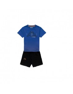 CONJUNTO VERANO NIÑO KAPPA LOGO BALME KID AZUL