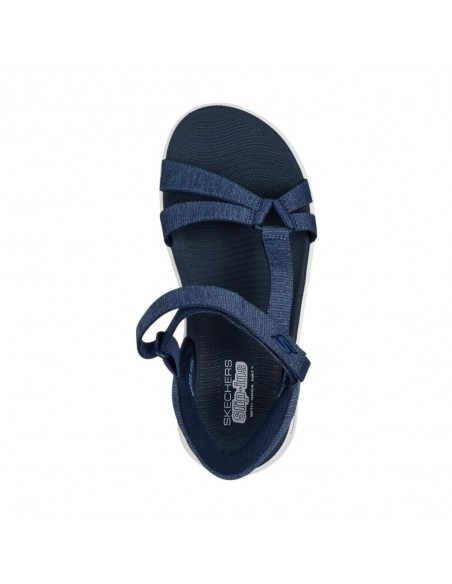 Sandalia azul Skechers azul mujer