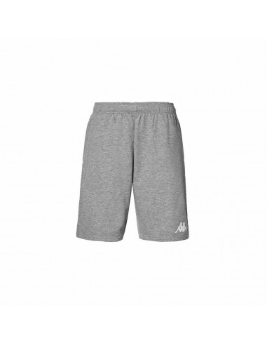 PANTALÓN CORTO ALGODÓN CON CREMALLERA  KAPPA BLIVE GRIS
