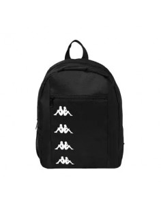 MOCHILA PEQUEÑA KAPPA GELIA NEGRO BLANCO S