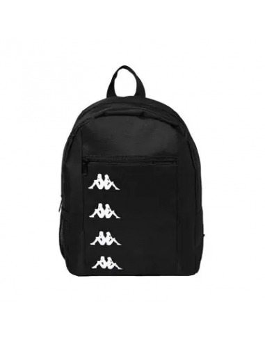 MOCHILA PEQUEÑA KAPPA GELIA NEGRO BLANCO S