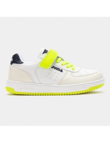 ZAPATILLAS NIÑO JOMA PIPE JR 2509 BLANCO/AMARILLO