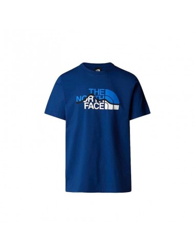 Camiseta THE NORTH FACE Men’s S/S Mountain Line Tee NF0A87NTD1R1 Azul