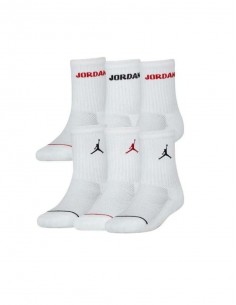 PACK 6 CALCETINES ALTOS JORDAN BLANCOS