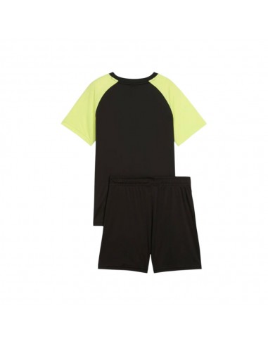Conjunto negro-fluor Puma negro niño