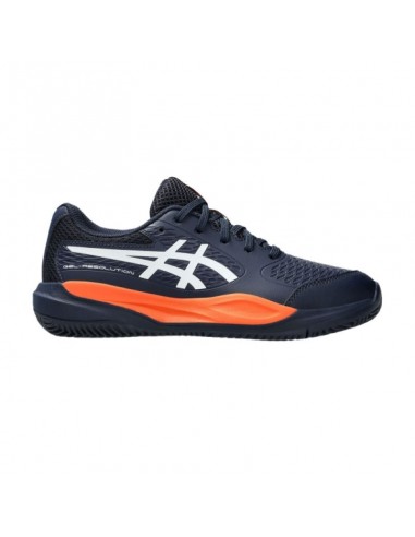 Zapatilla ASICS GEL RESOLUTION X GS CLAY 1044A080 400 Marino