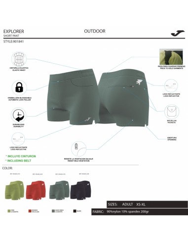 BERMUDA TREKKING MUJER JOMA KAKI EXPLORER