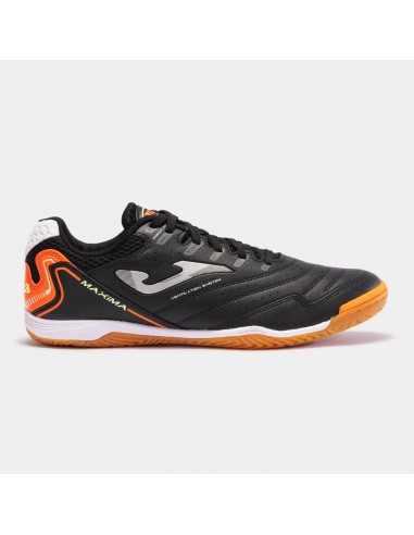 ZAPATILLAS FÚTBOL SALA ADULTO JOMA MAXIMA NEGRO NARANJA